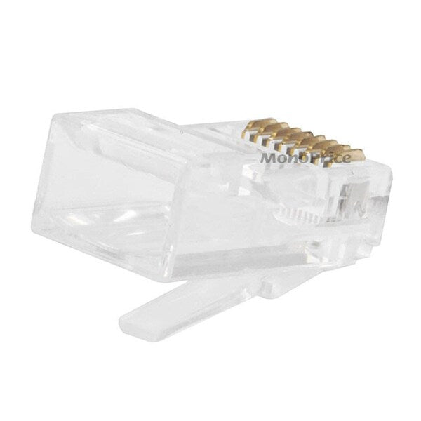 Plug, Modular, RJ45, Solid, PK100
