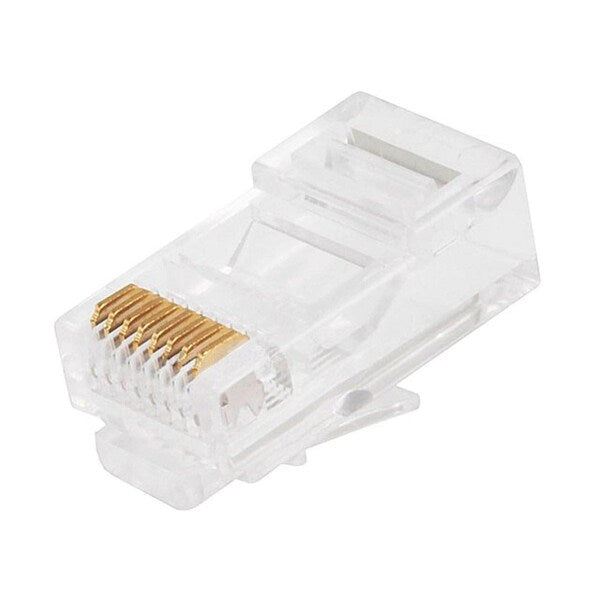 Plug, Modular, RJ45, Solid, PK100