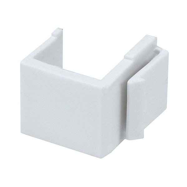 WallPlate Blank Insert, White, PK10
