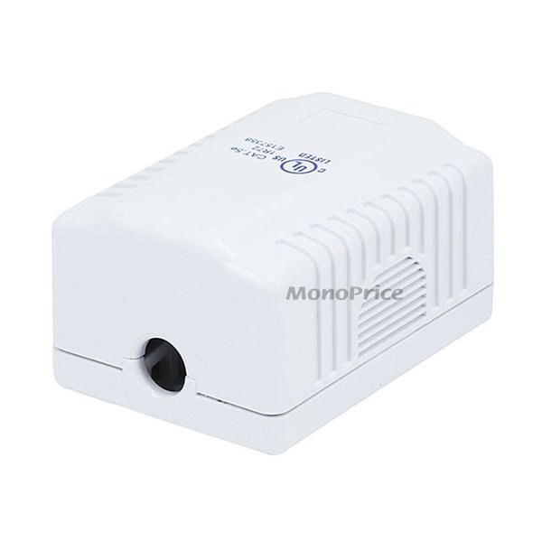 Surface Mount Box, Cat5e, 1P, White