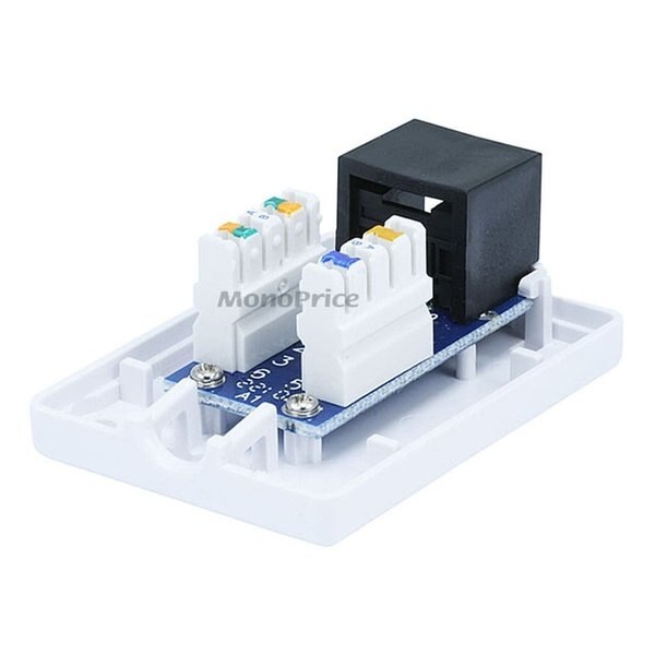 Surface Mount Box, Cat5e, 1P, White