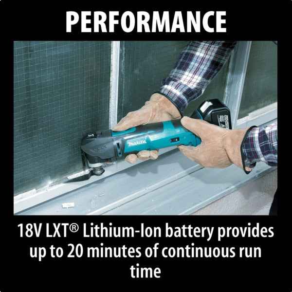 Oscillating Tool, 18V DC, Cordless, 3.2  Degrees Oscillation Angle, LXT Series