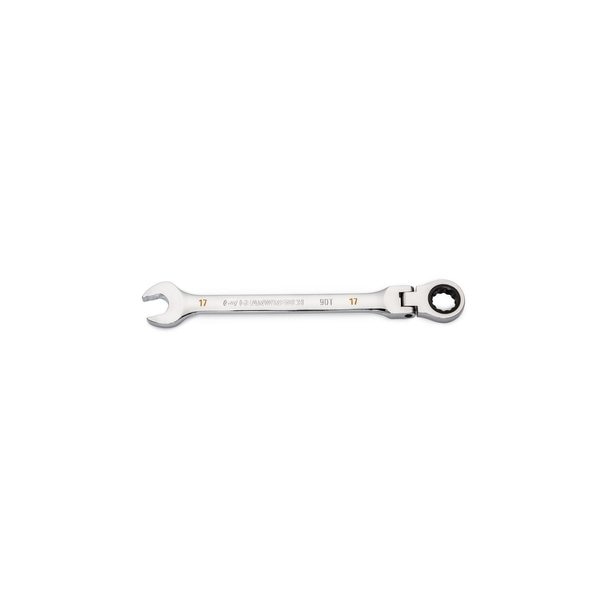 Combination Ratcheting Wrench, 17 mm 90T