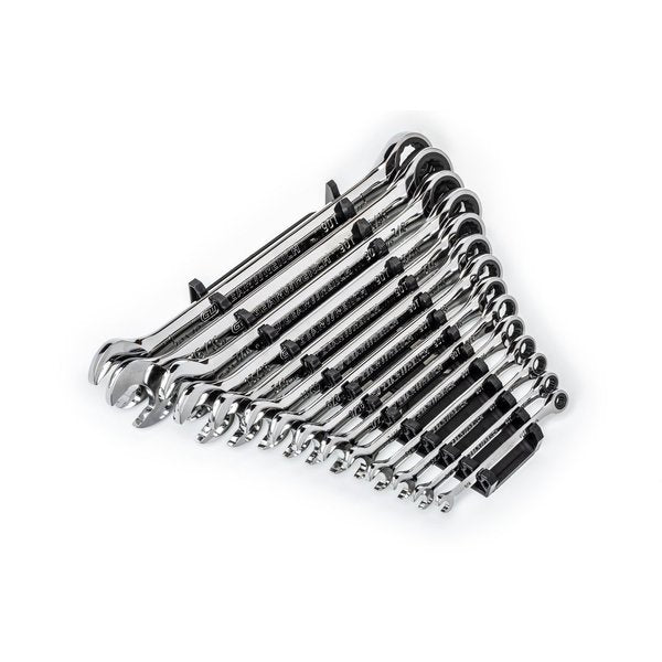Combination Ratcheting Wrench Set, 14 Pc