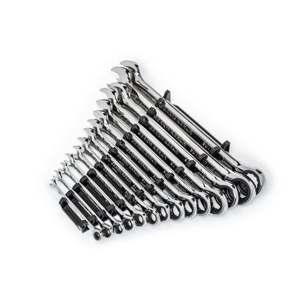 Combination Ratcheting Wrench Set, 14 Pc