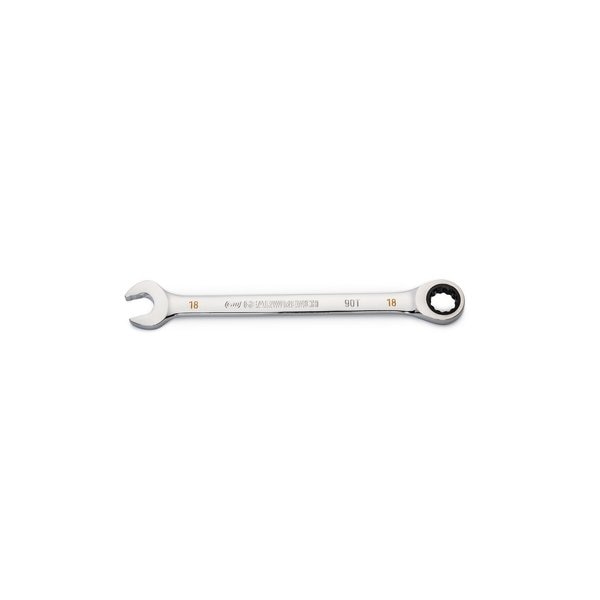 Combination Ratcheting Wrench, 18 mm 90T