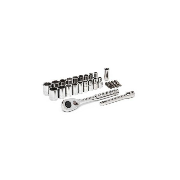 Drive Socket Wrnch Set 1/4