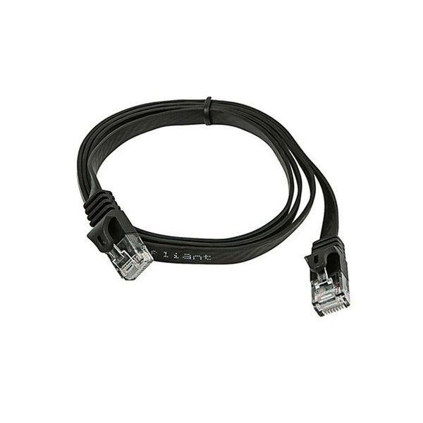 Ethernet Cable, Cat 5e, Black, 3 ft.