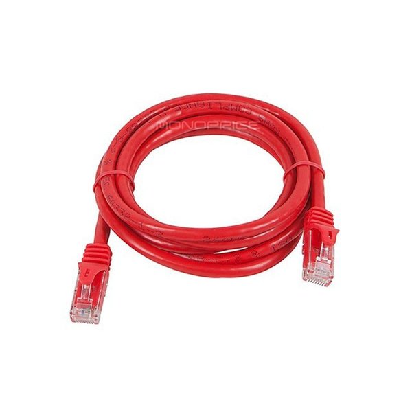Ethernet Cable, Cat 6, Red, 5 ft.
