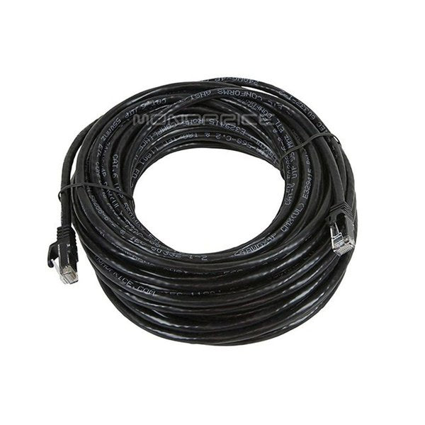 Ethernet Cable, Cat 6, Black, 50 ft.