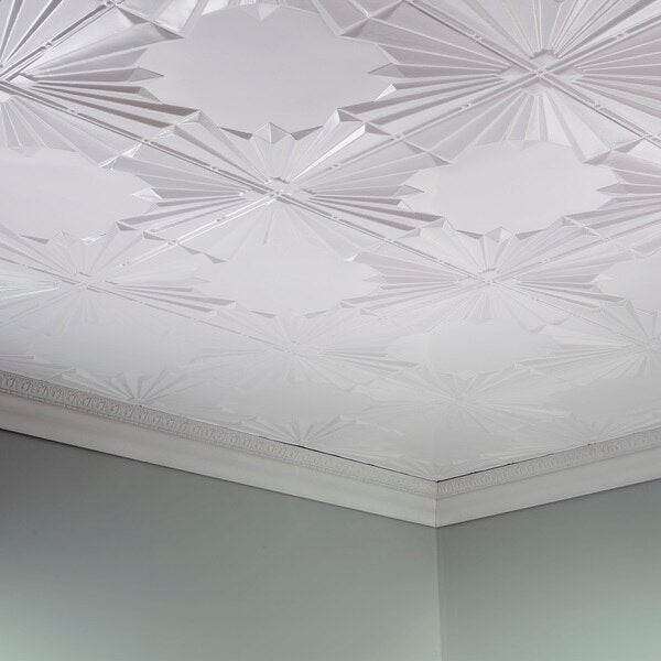 Art Deco 2Ftx4Ft Glue Up Ceiling Ti, PK 5, 5 PK
