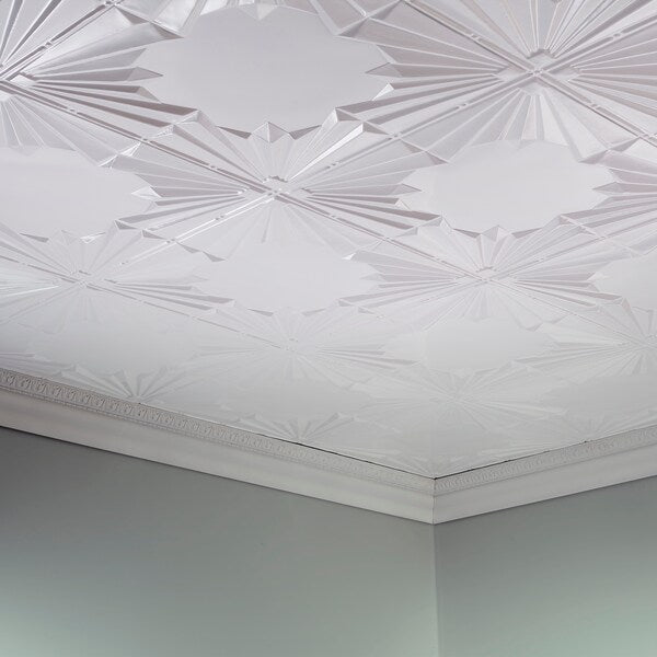 Art Deco 2Ftx4Ft Glue Up Ceiling Ti, PK 5, 5 PK