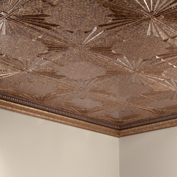 Art Deco 2Ftx4Ft Glue Up Ceiling Ti, PK 5, 5 PK