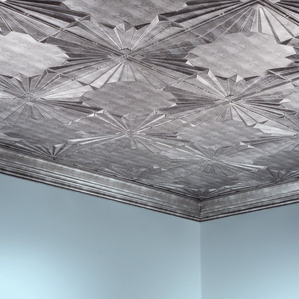 Art Deco 2Ftx4Ft Glue Up Ceiling Ti, PK 5, 5 PK