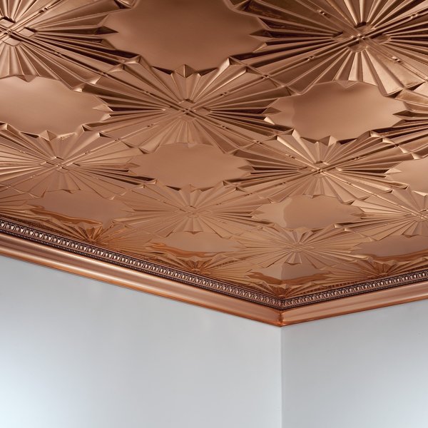 Art Deco 2Ftx4Ft Glue Up Ceiling Ti, PK 5, 5 PK