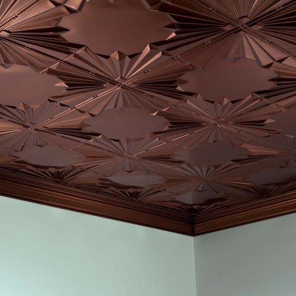 Art Deco 2Ftx4Ft Glue Up Ceiling Ti, PK 5, 5 PK