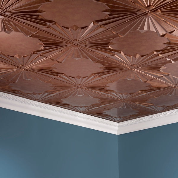 Art Deco 2Ftx4Ft Glue Up Ceiling Ti, PK 5, 5 PK