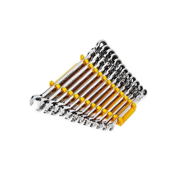 Combination Ratcheting Wrench Set, 12 Pc