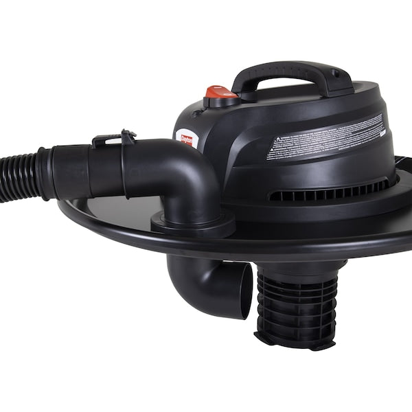 Drum-Top Wet/Dry Vacuum Head, 120 W Power, 3 HP, 88 CFM