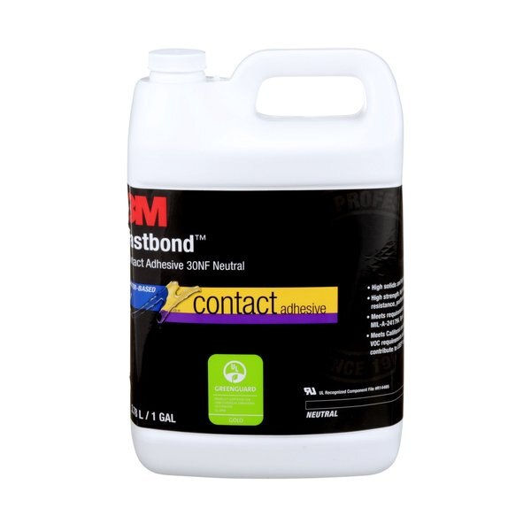 Contact Cement, 30NF Series, Neutral, 1 gal, Can