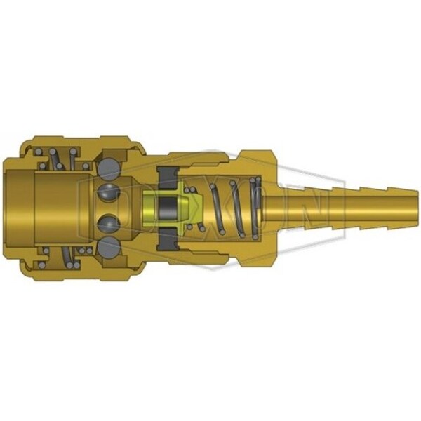 D-Series Coupler, 1/4