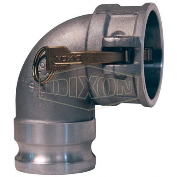 Cam/Groove 90 Adapter, Couplr Elbow, AL, 3