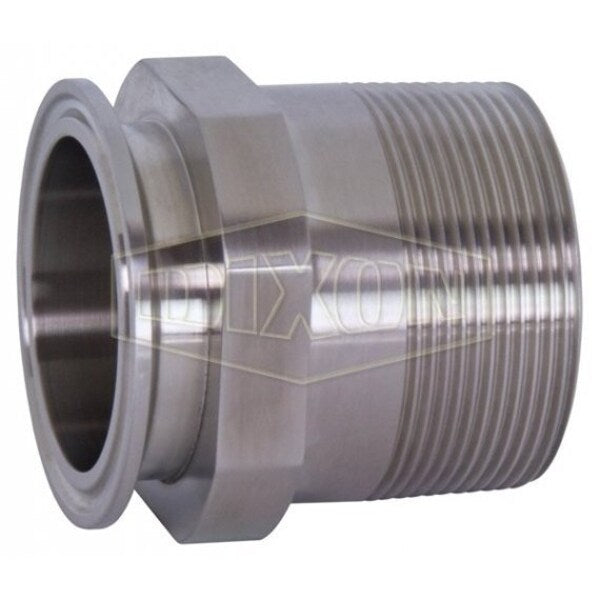 Male Clamp Adapter 304SS, 1.5