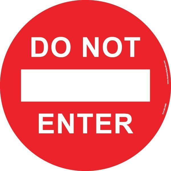 Floor Sign, High Bond, 17