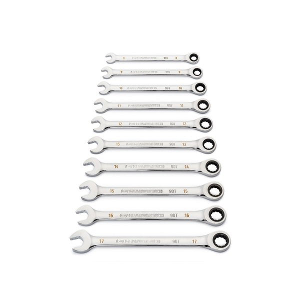 Combination Ratcheting Wrench Set, 12 Pc