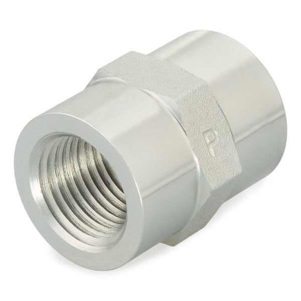 Coupling, Steel, 1/8 in Pipe Size, FNPTF