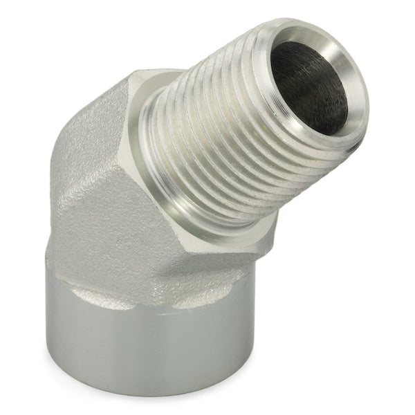 45 Street Elbow, Brass, 1/8 in, NPTF