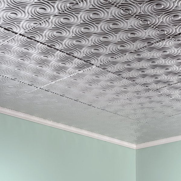 Cyclone 2Ftx2Ft Glue Up Ceiling Til, PK 5, 5 PK