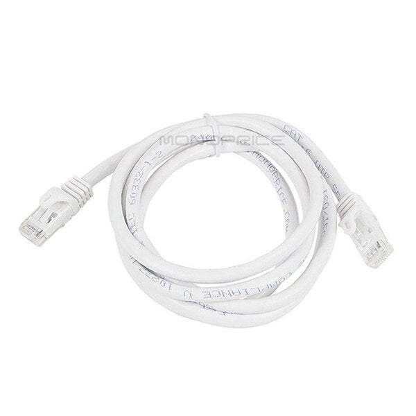 Ethernet Cable, Cat 6, White, 5 ft.