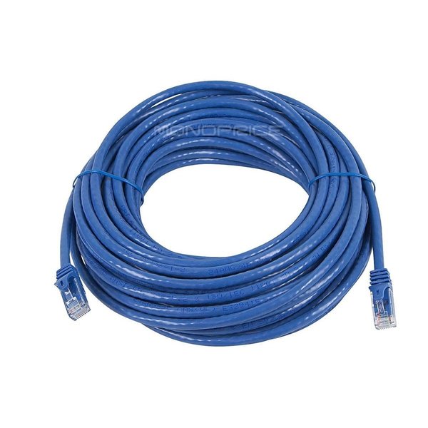 Ethernet Cable, Cat 6, Blue, 50 ft.