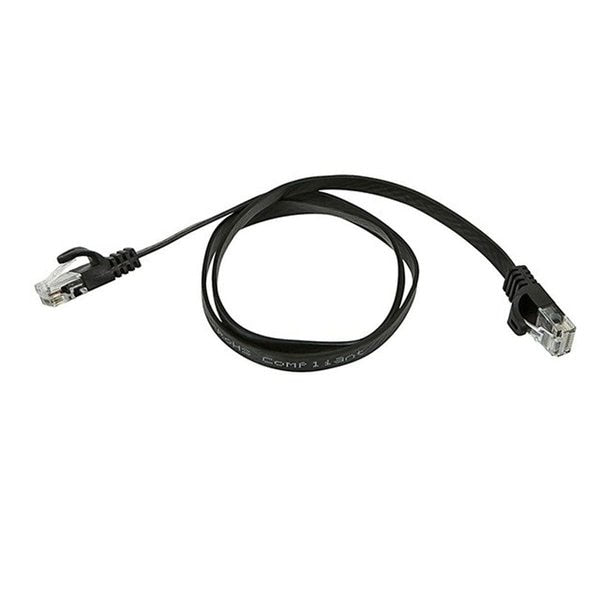 Ethernet Cable, Cat 5e, Black, 2 ft.