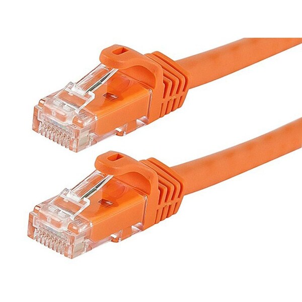 Ethernet Cable, Cat 6, Orange, 3 ft.