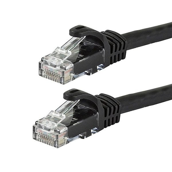 Ethernet Cable, Cat 6, Black, 30 ft.