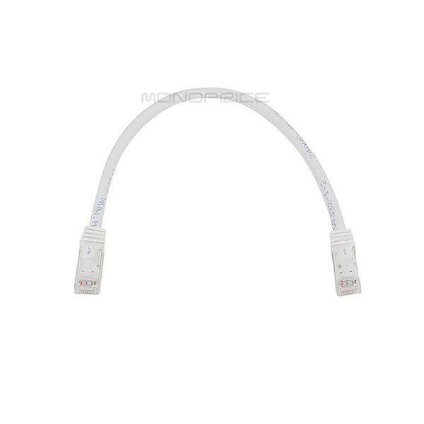 Ethernet Cable, Cat 6, White, 1 ft.