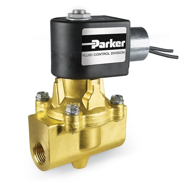 Parker 2-Way Normally Closed, General Purpose Solenoid Valves, Pilot