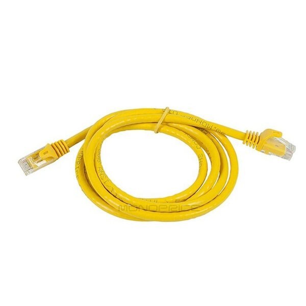 Ethernet Cable, Cat 6, Yellow, 5 ft.