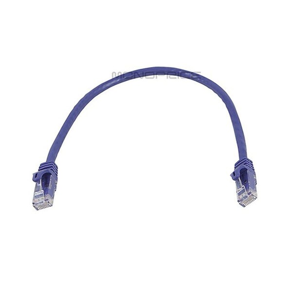 Ethernet Cable, Cat 6, Purple, 1 ft.