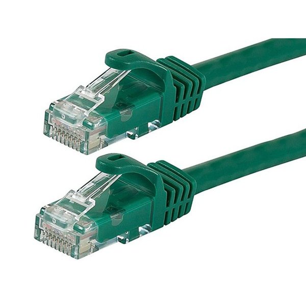 Ethernet Cable, Cat 6, Green, 2 ft.