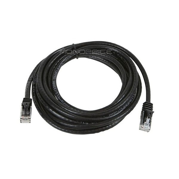 Ethernet Cable, Cat 6, Black, 10 ft.