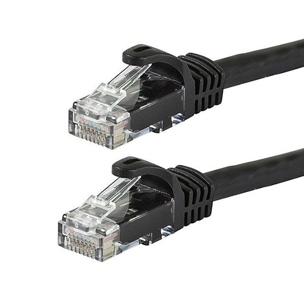 Ethernet Cable, Cat 6, Black, 1 ft.