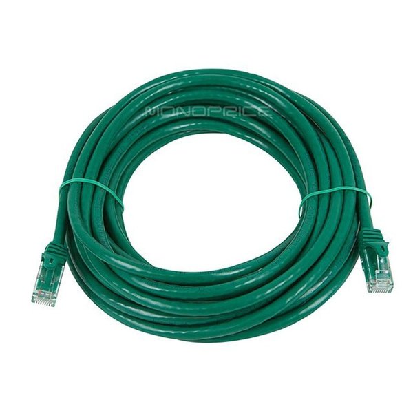 Ethernet Cable, Cat 6, Green, 25 ft.