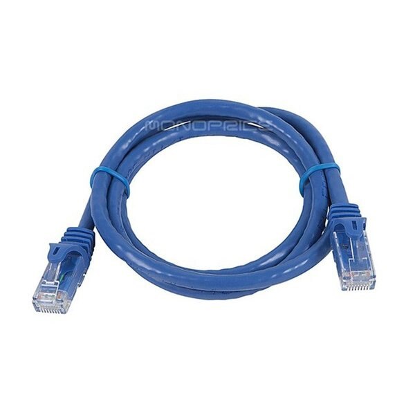 Ethernet Cable, Cat 6, Blue, 3 ft.
