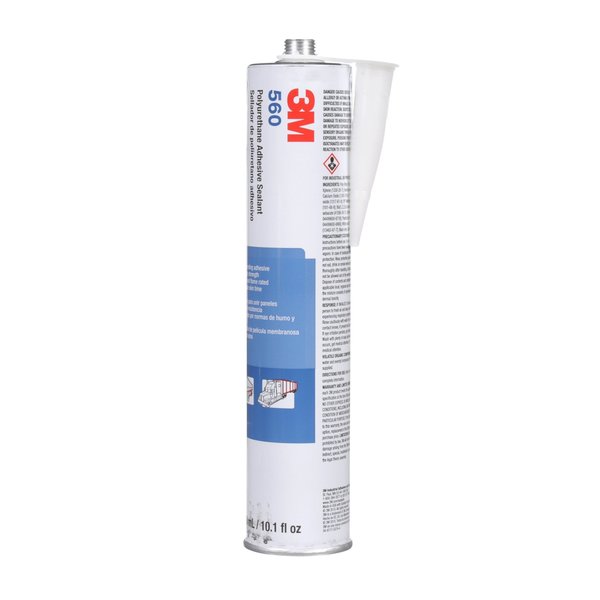 Adhesive, 560 Series, Black, 10 oz, Cartridge, 12 PK