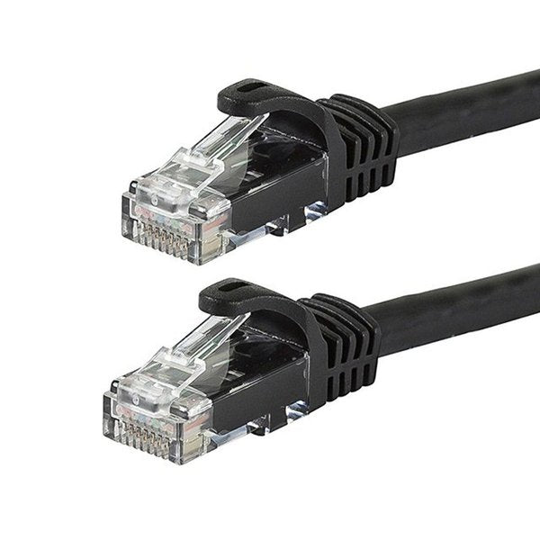Ethernet Cable, Cat 6, Black, 75 ft.