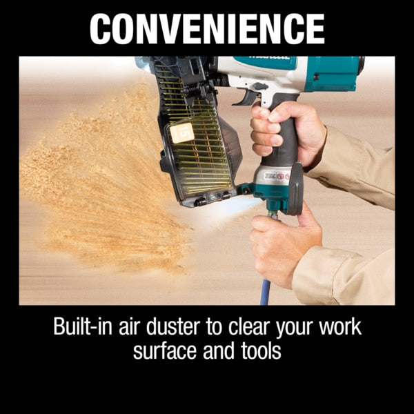 Siding Coil Nailer, 15 deg., 2-1/2