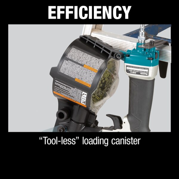 Siding Coil Nailer, 15 deg., 2-1/2